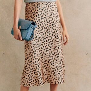 Sezane, SANDY Skirt, Léopard, Size 34